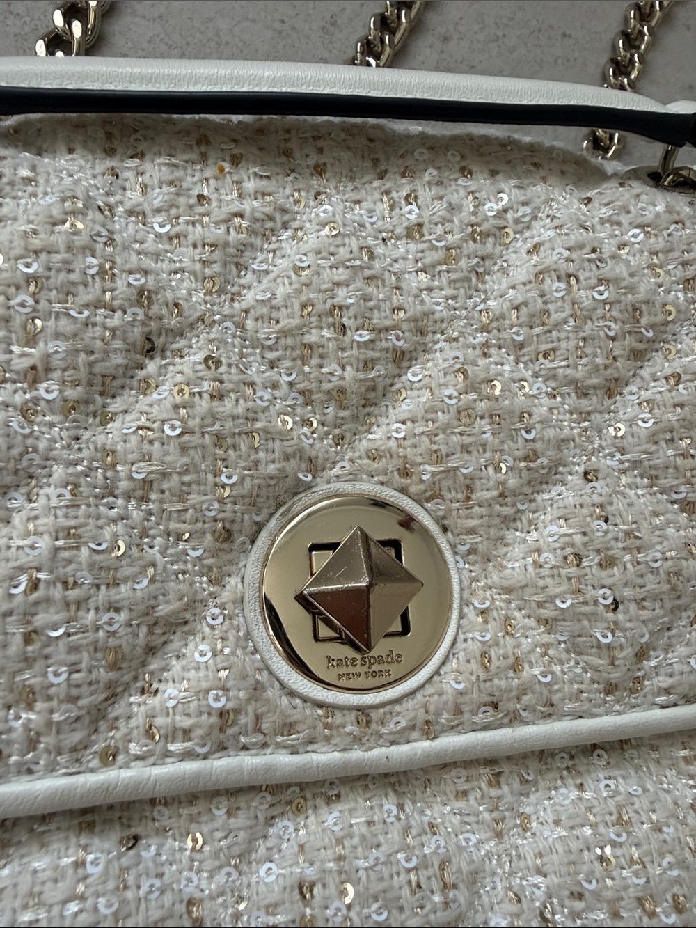 Kate Spade Sequin Chain Crossbody Bag - Picture 2 of 12